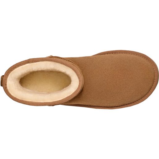 UGG Classic Mini Plateau Boots Damen chestnut