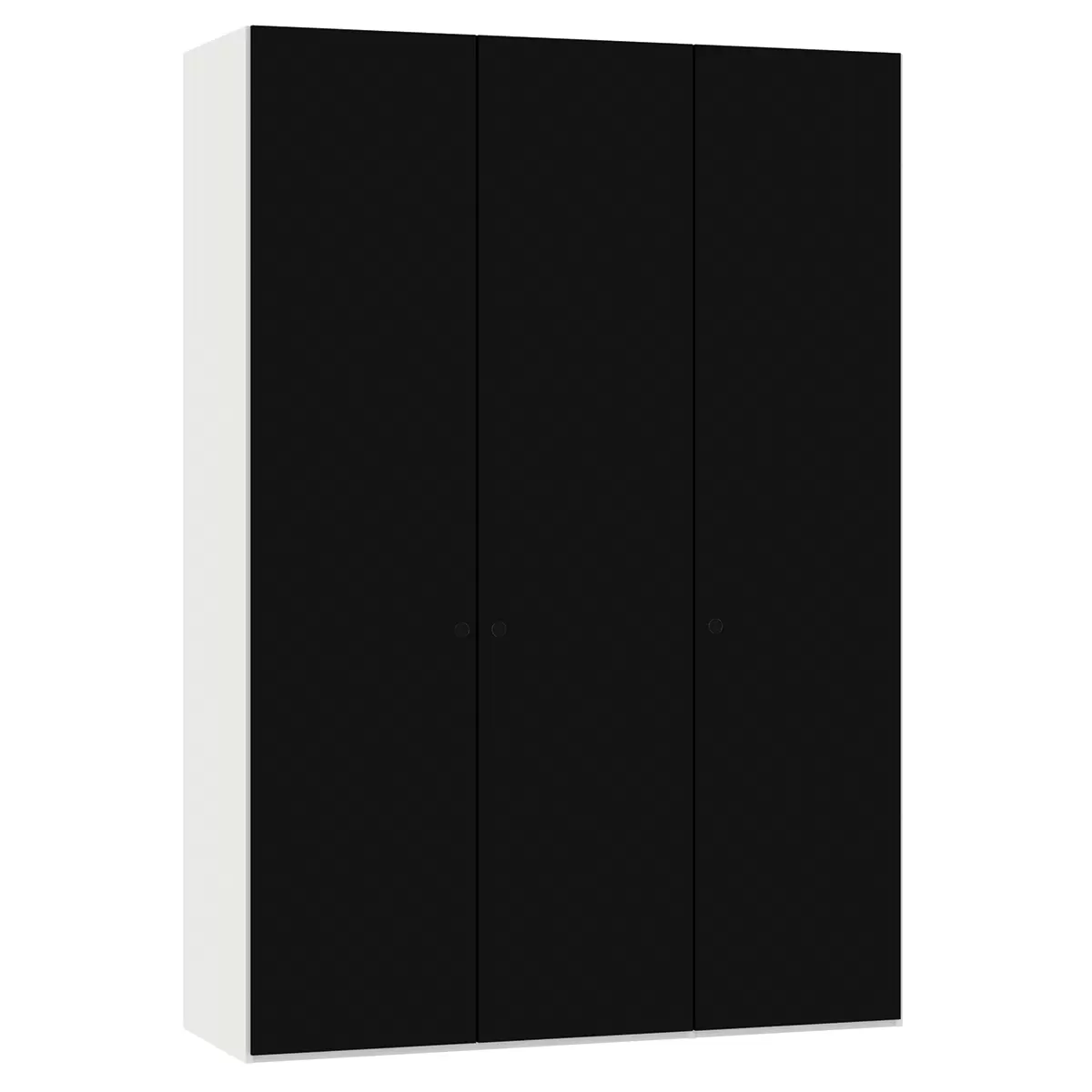 Drehtürenschrank 3-trg Montreux creme,schwarz