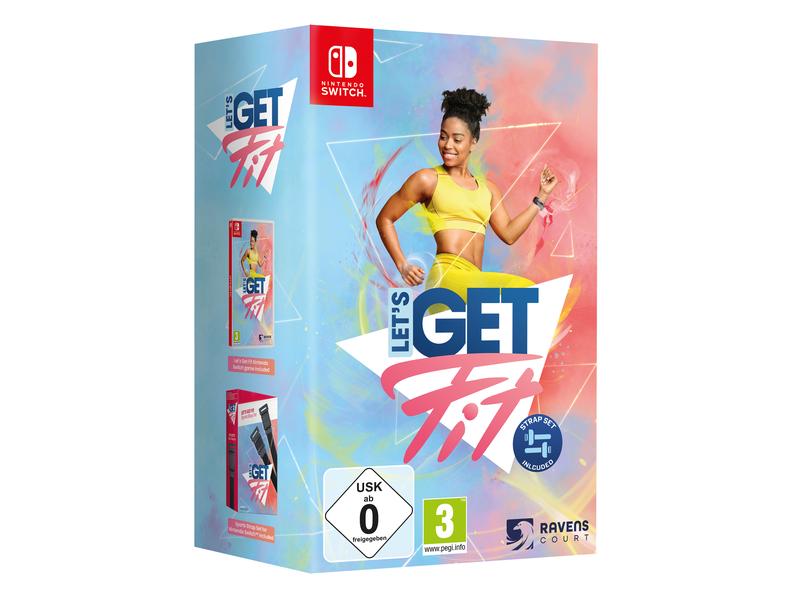 GAME Let's Get Fit Bundle Fitnessspiel mit Sportgürtel-Set für die Switch