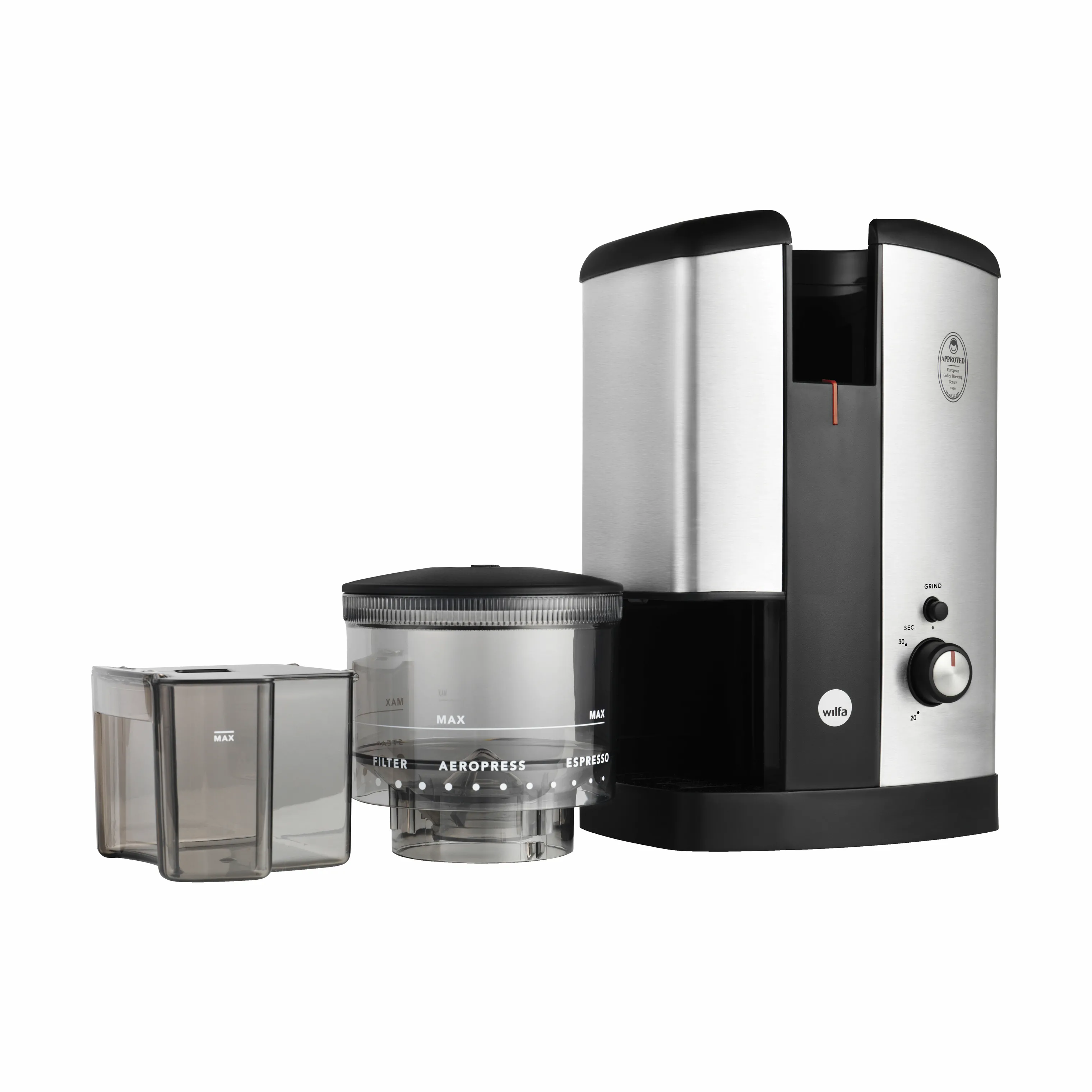 Wilfa Svart Nymalt Kaffekværn WSCG-2