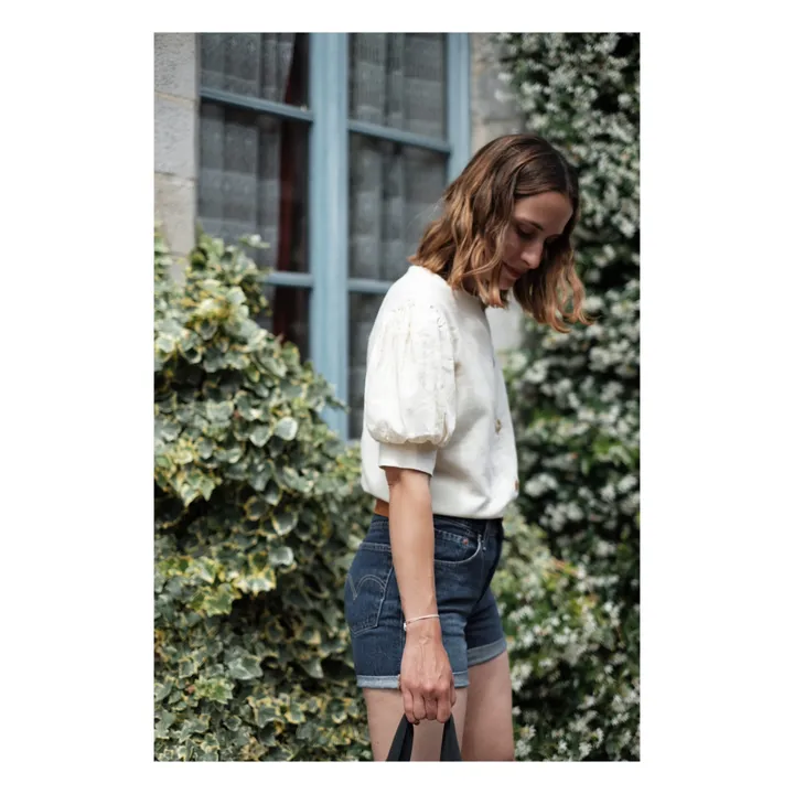 Poudre Organic Blouse Poire Coton Bio - Collection Femme  | Crème