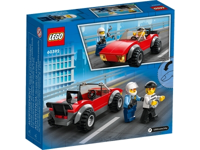 LEGO Achtervolging auto op politiemotor (60392)