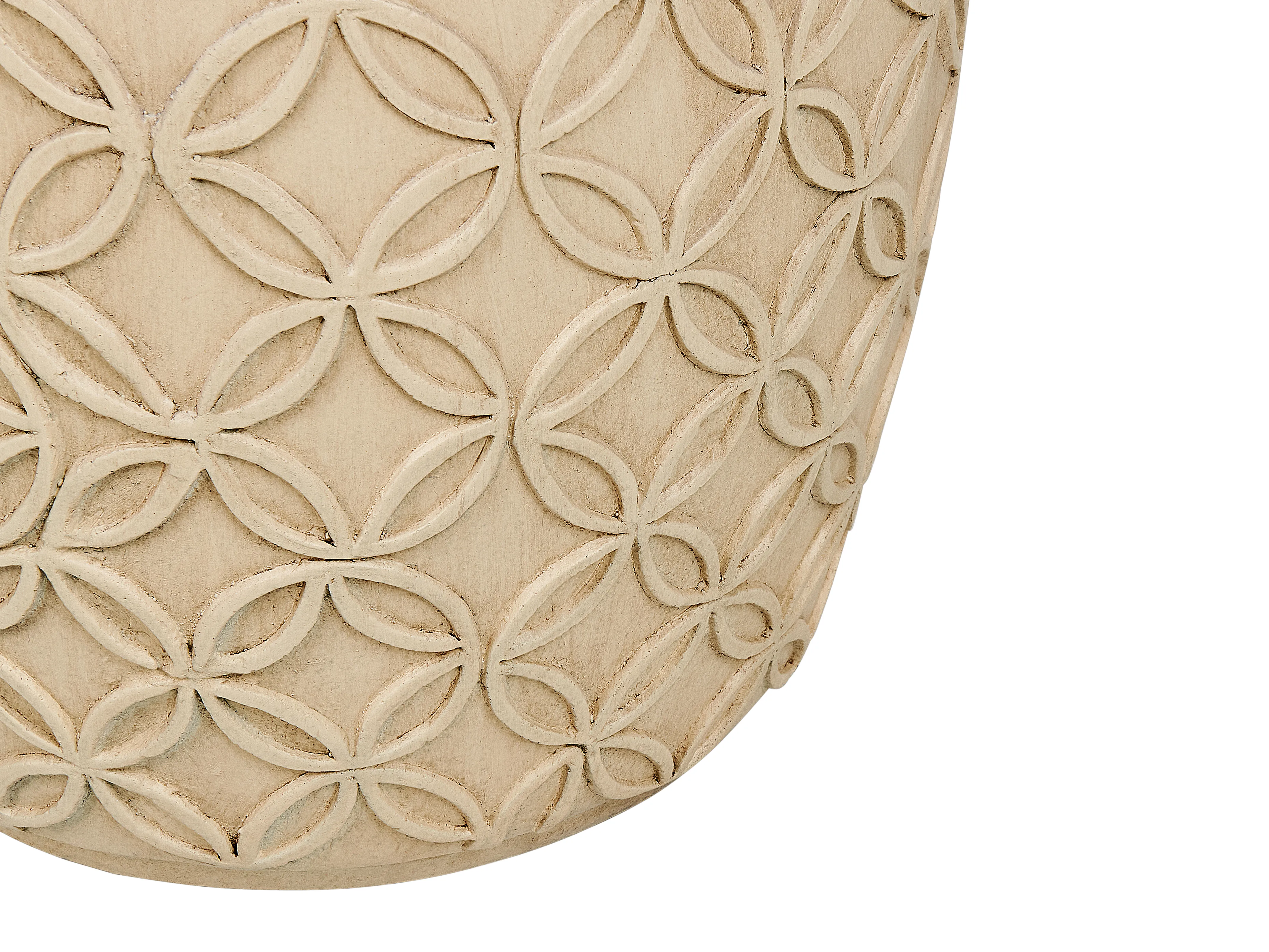 Bijzettafel ZOGNO 33 cm 33 cm Lichtbeige