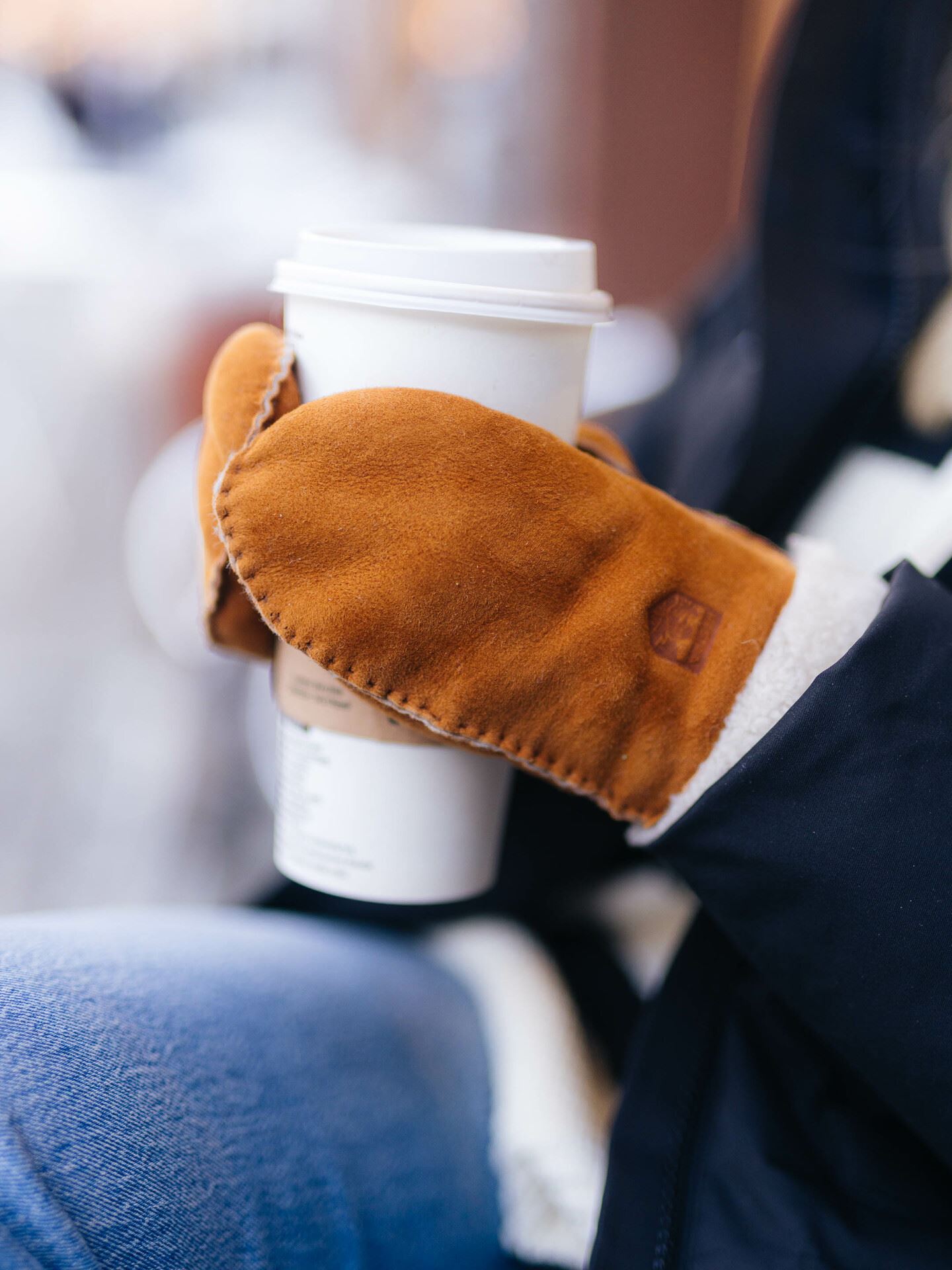 Sheepskin Mitt