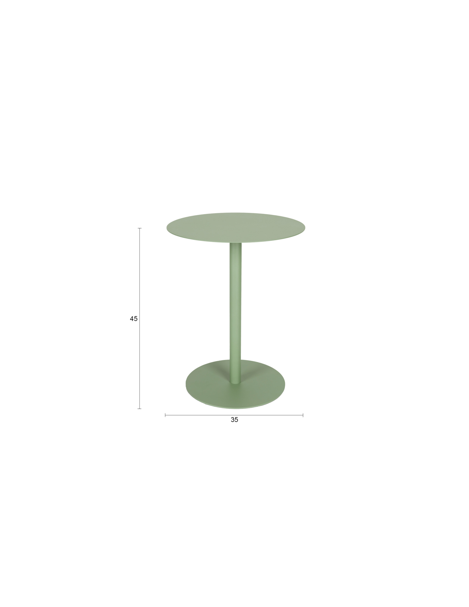 Side Table Snow Desert Sage