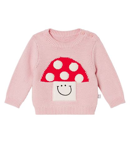 Stella McCartney Kids Kinderbluse - Strick - Pink m. Schwamm