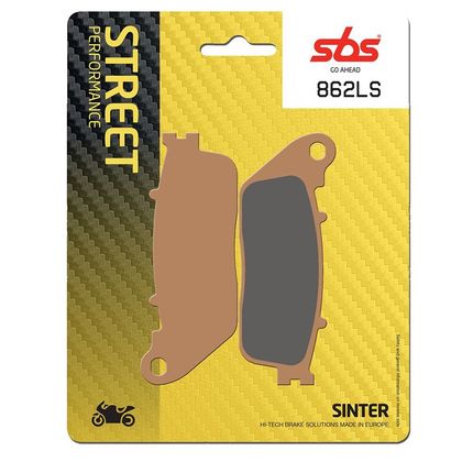 Plaquettes de freins SBS 862LS Sinter Métal Fritté arrière