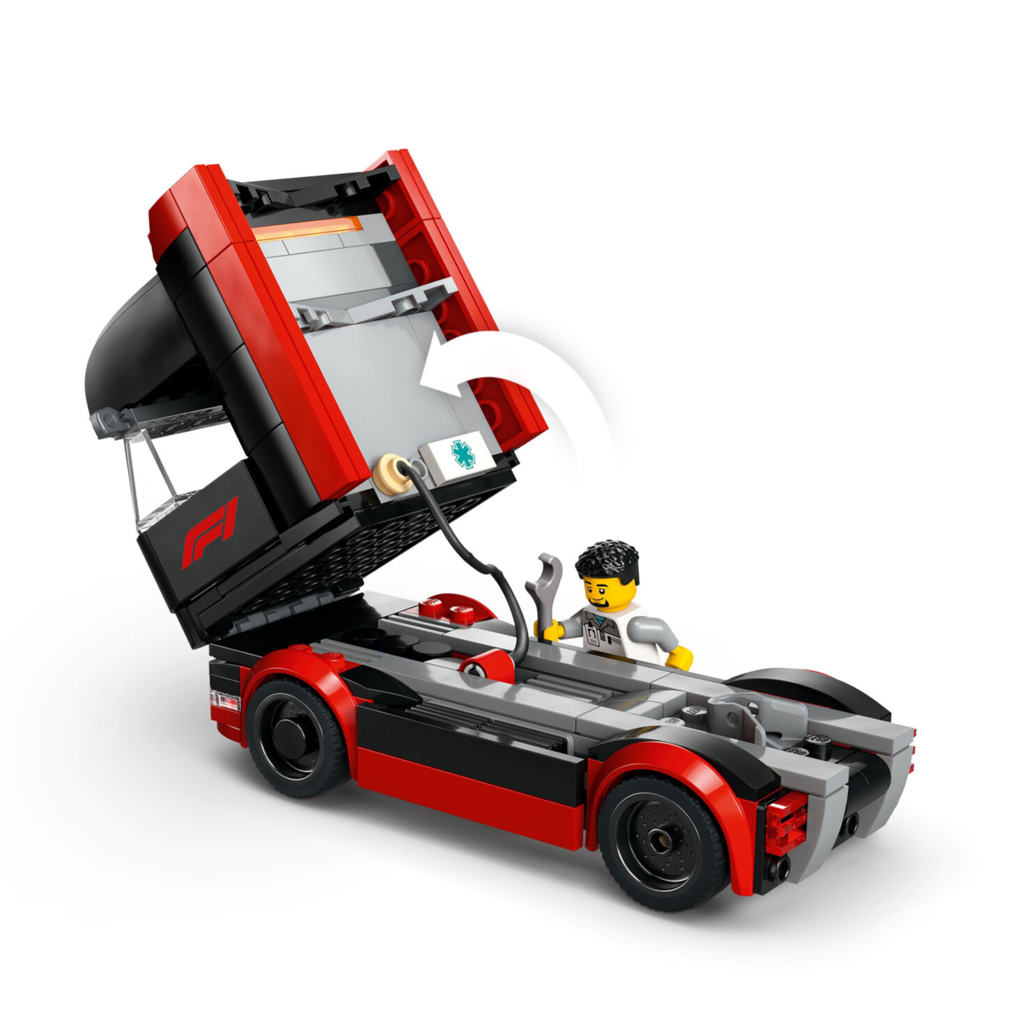 LEGO® City 60445 F1 Transporter mit RB20 & AMR24 F1ab 8 Jahren