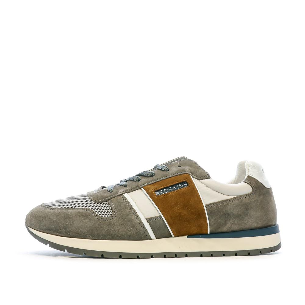Redskins Baskets Grise/Camel Homme Redskins Affairan