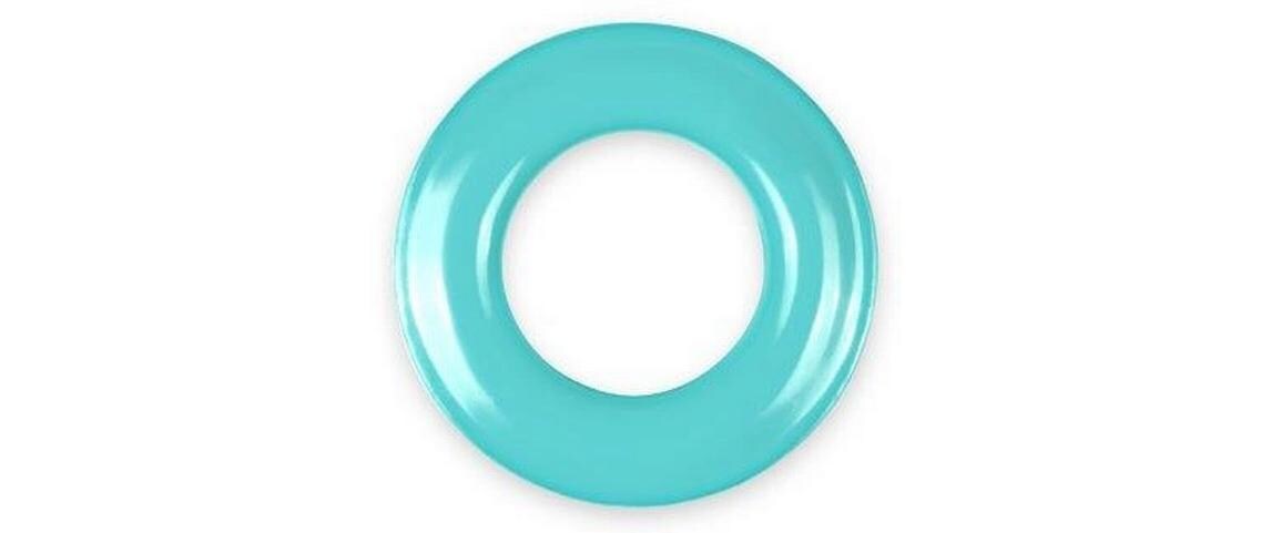 Ösen mit Scheiben, 8 mm Mint, SilberNähfreie Ösen