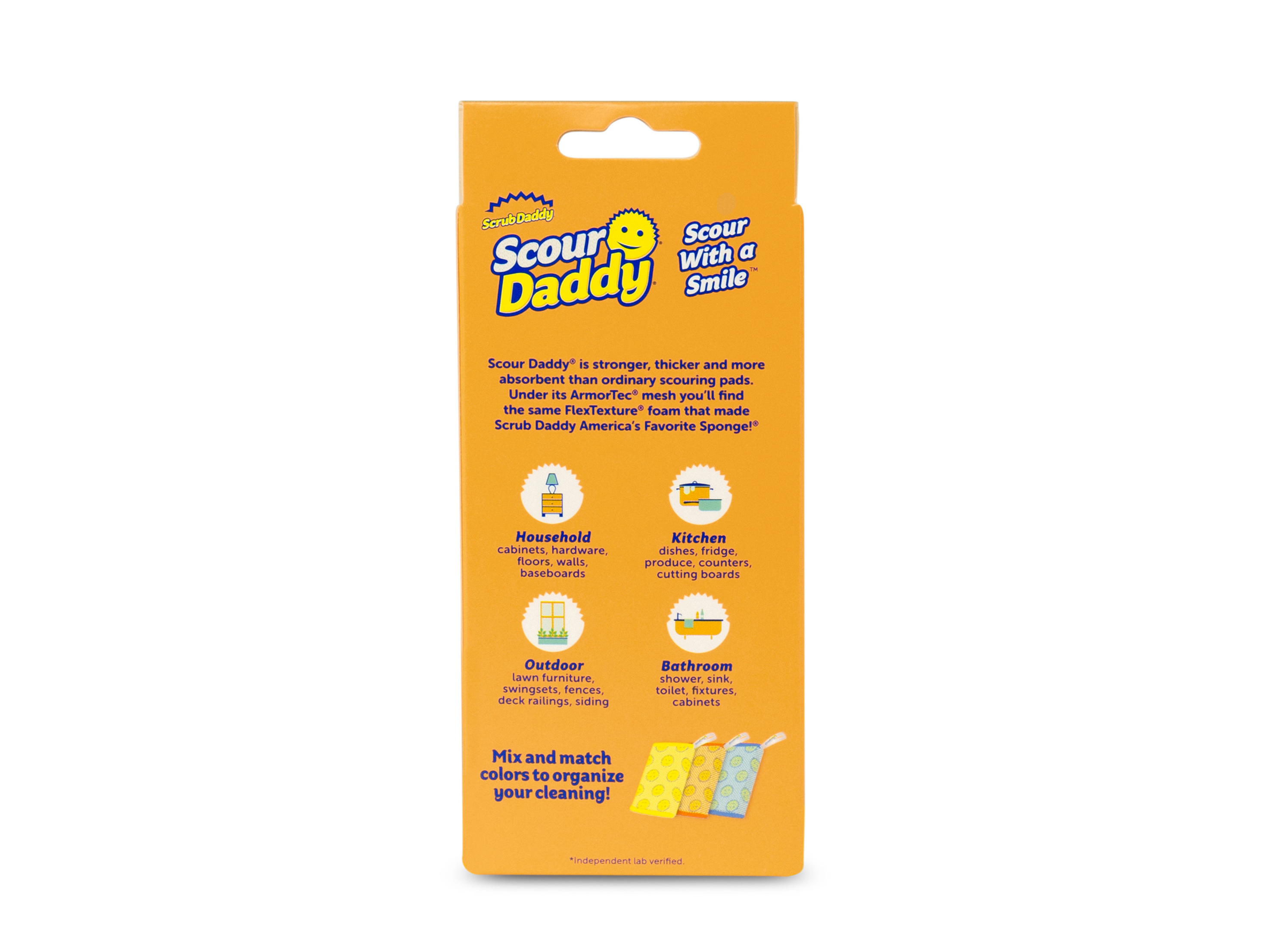 ESFREGÃO MULTIUSOS SCRUB DADDY SCOUR 3UN