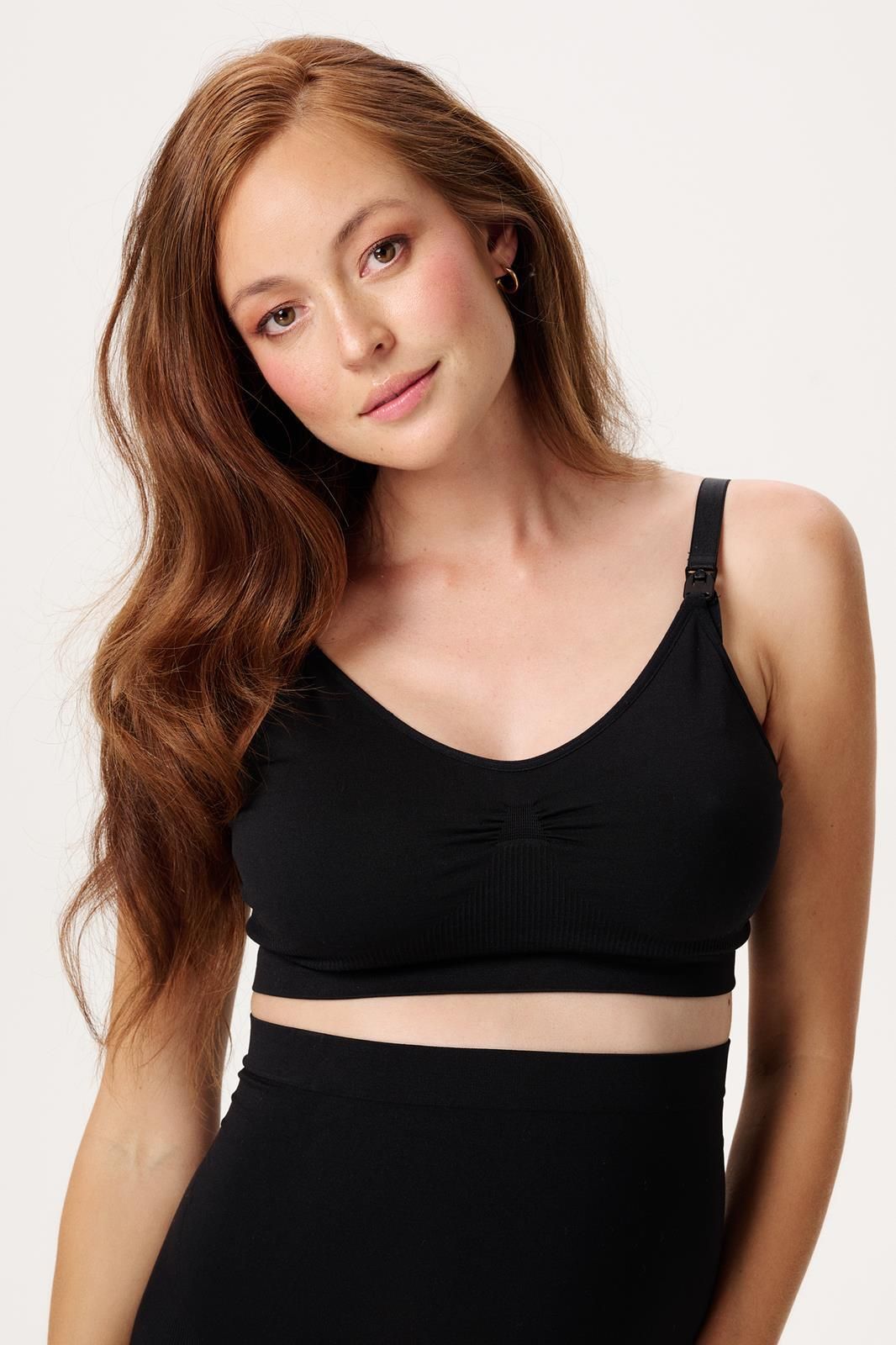 Noppies Maternity Naadloze voedingsbh Hura Sensil Breeze - Black