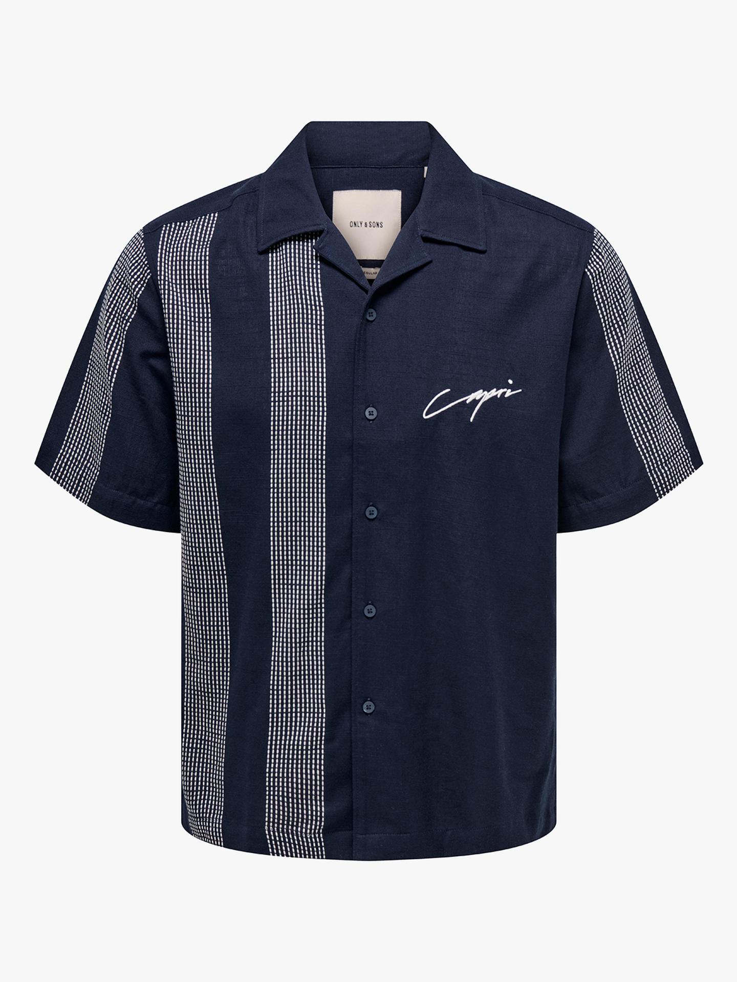 Seio Emb Detailed Short Sleeve Shirt