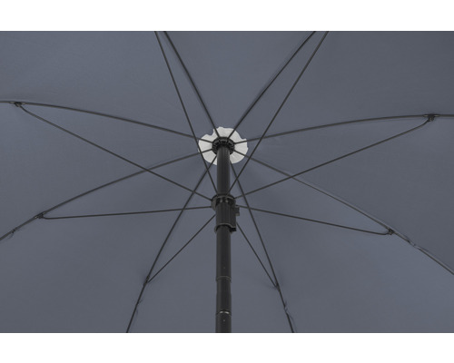 Soluna parasol Ø 180 cm grijs