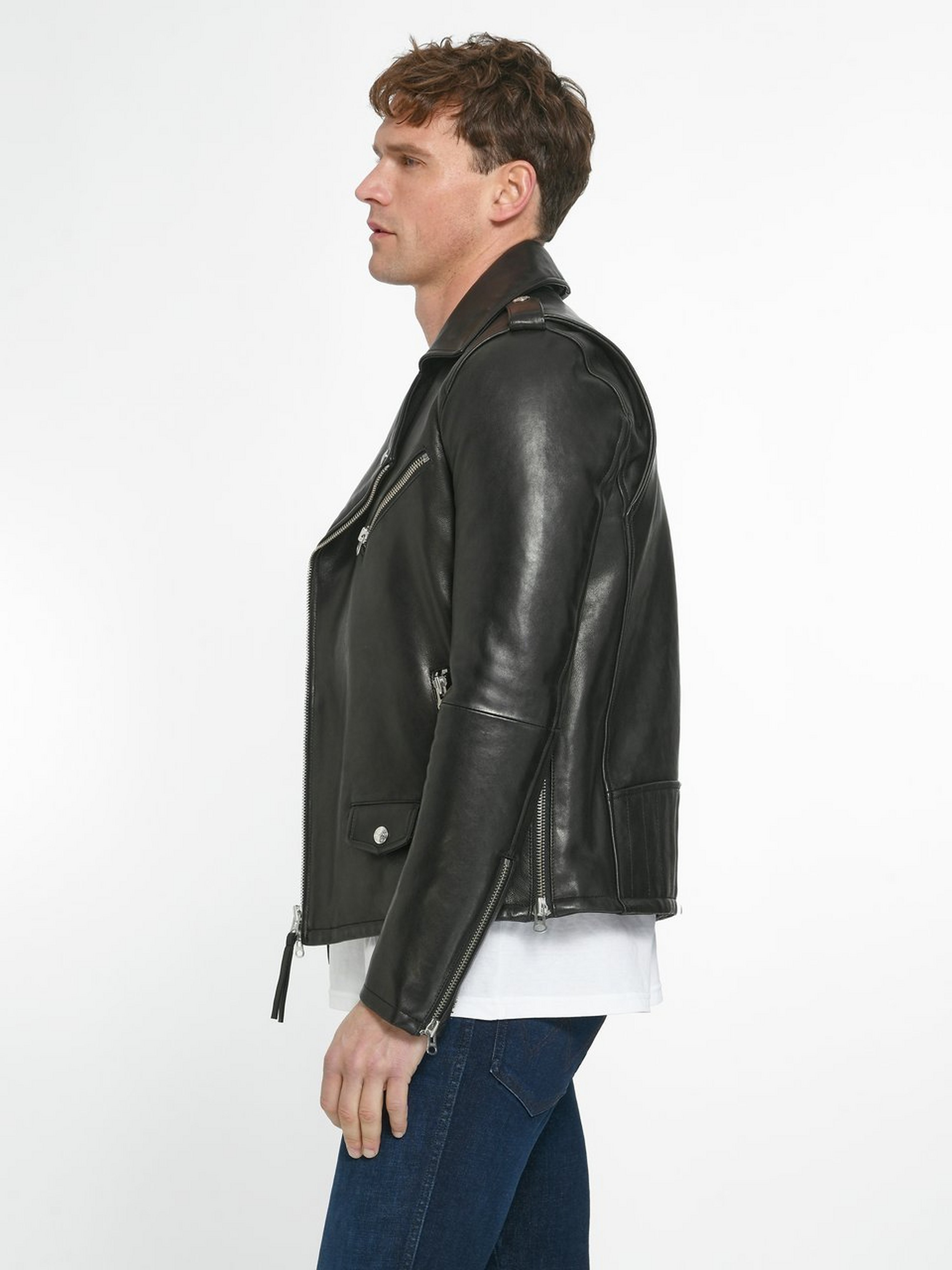 Lederjacke