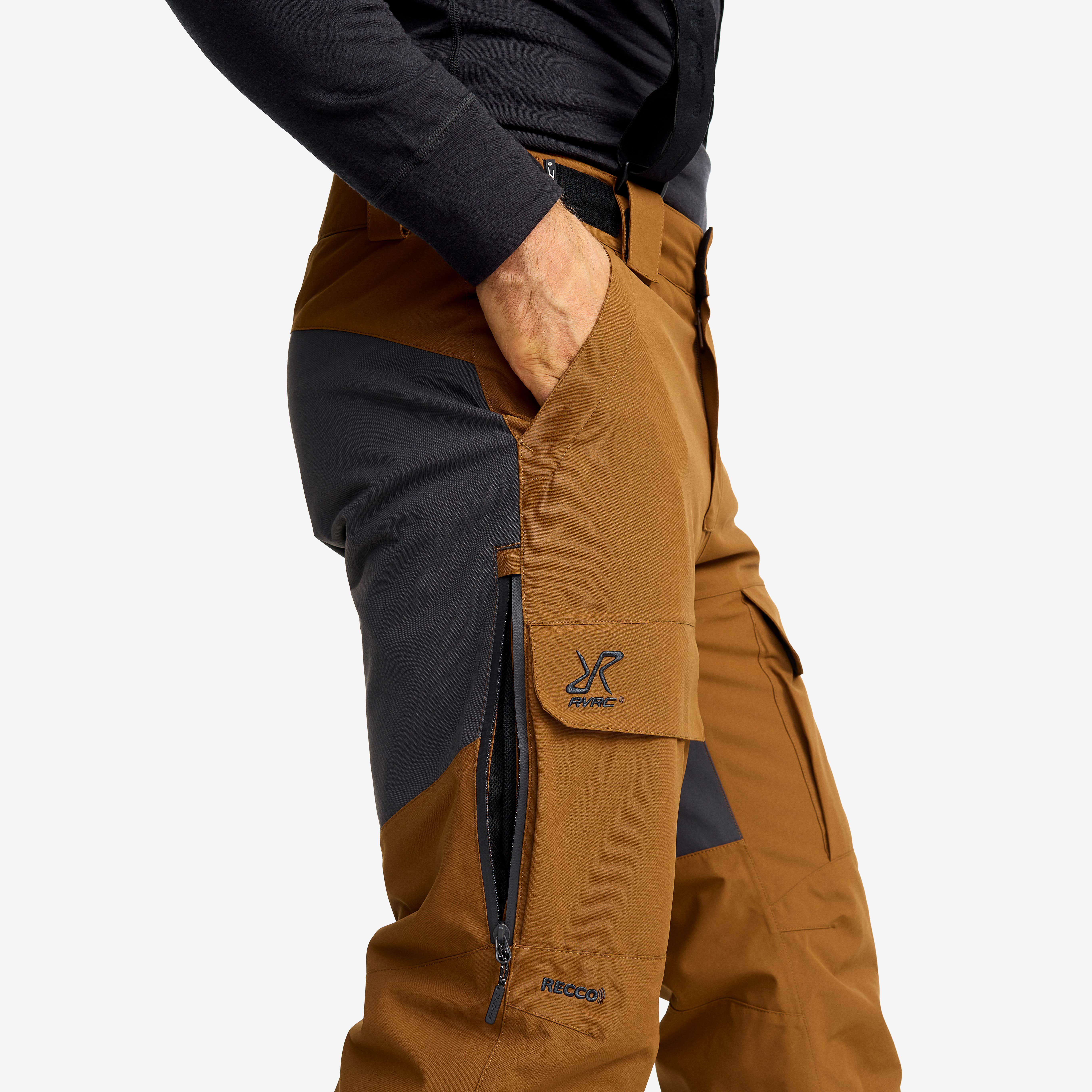 Halo 2L Insulated Ski Pants Herre Rubber