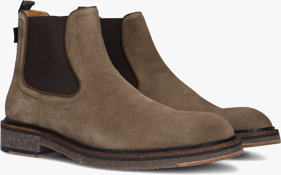 taupe floris van bommel chelsea boots sfm-60051 de tanker