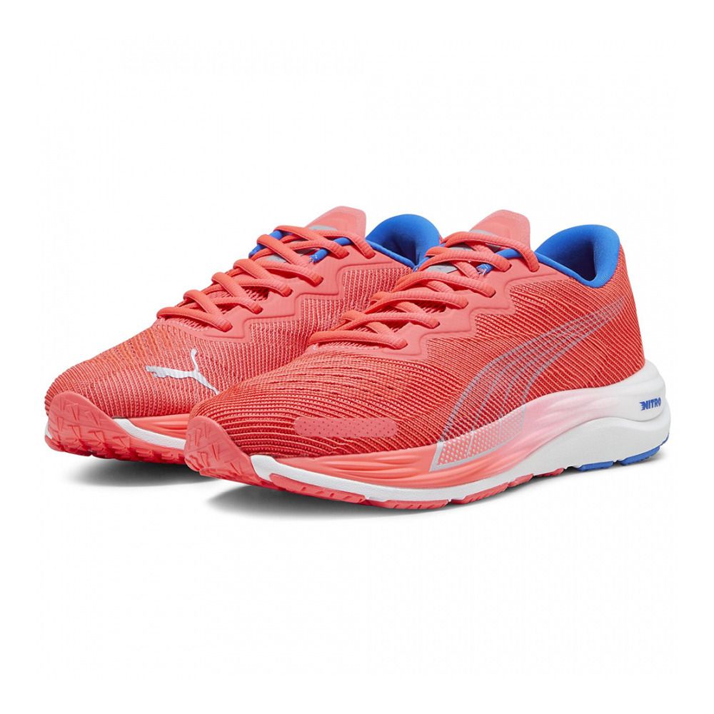 Puma VELOCITY NITRO 2 - Chaussures running Femme fire orchid/ultra blue