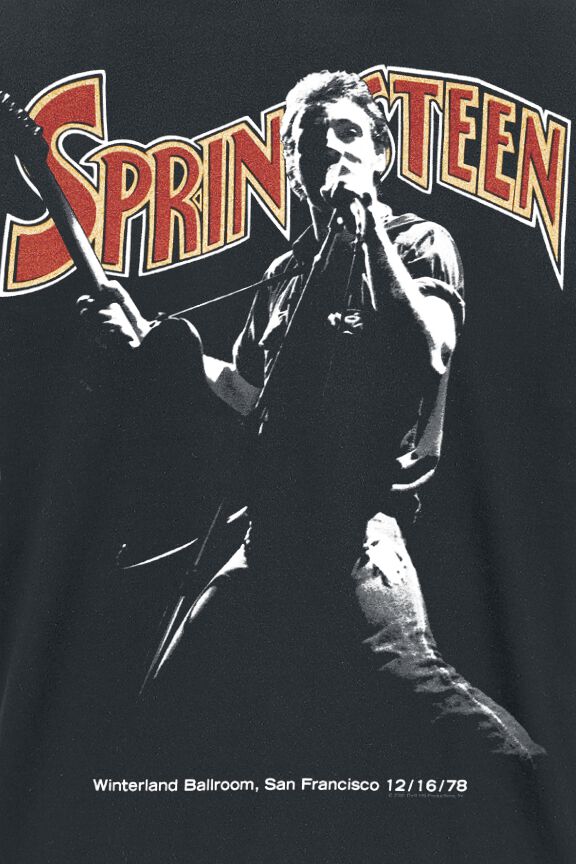 Winterland Ballroom Singing | Bruce Springsteen T-Shirt Manches courtes