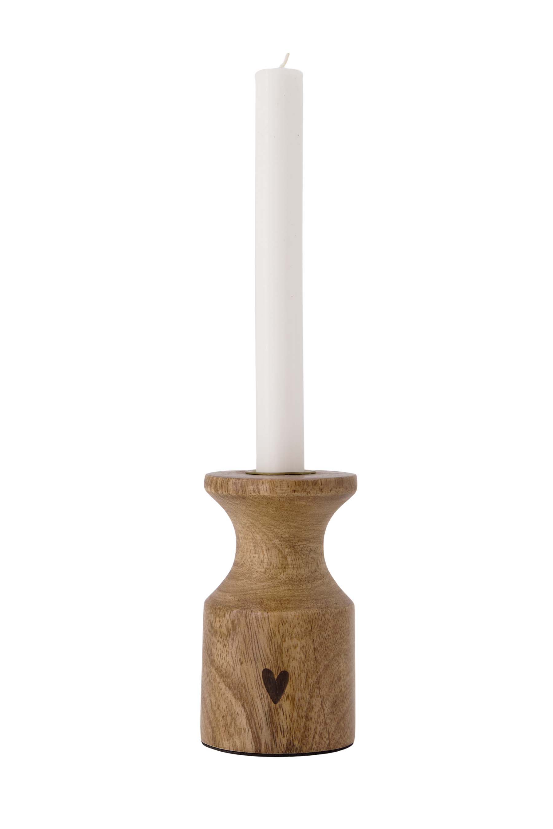 kandelaar hout hartje