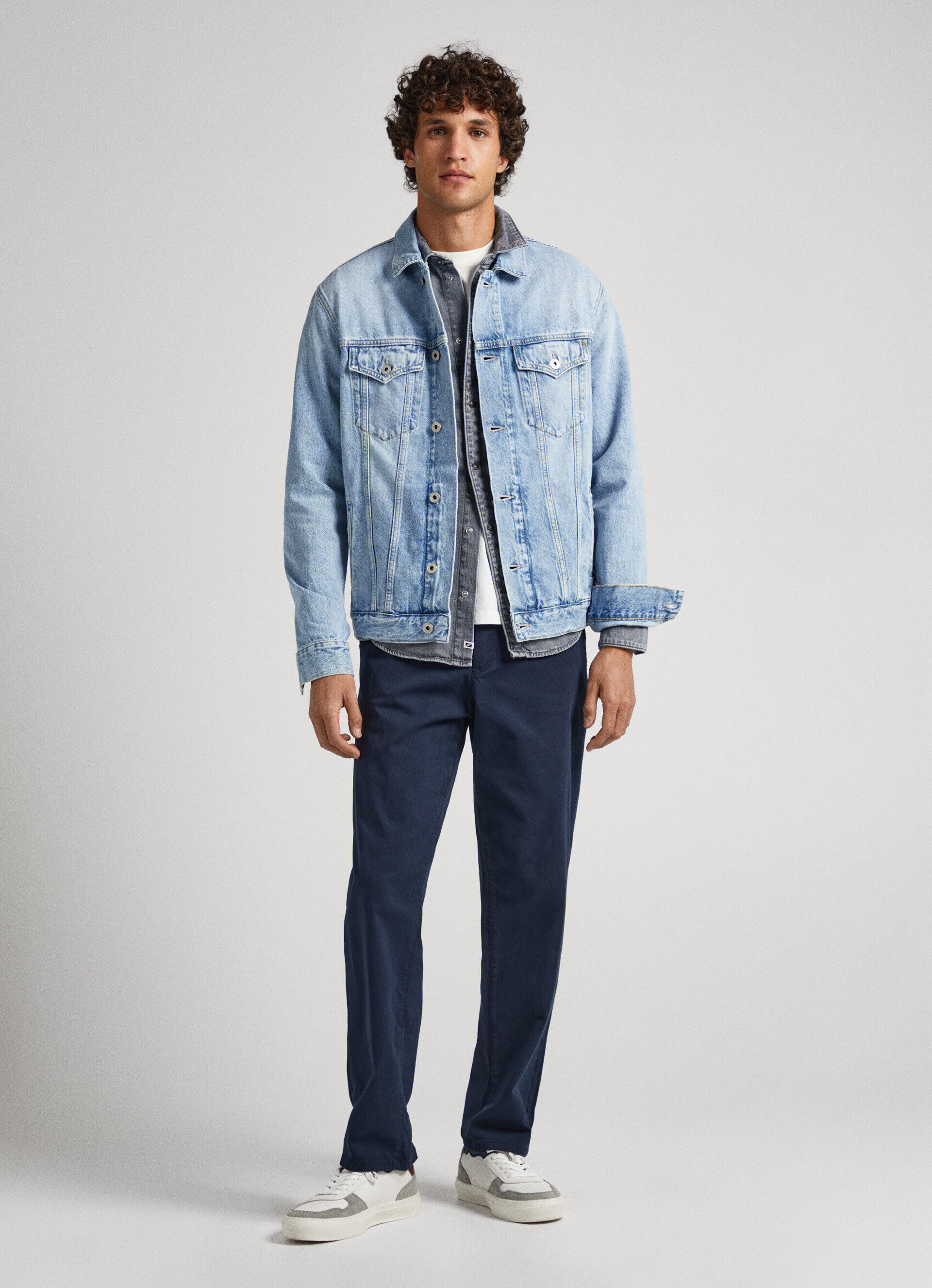 JAQUETA JEANS DE CORTE REGULAR - jeans