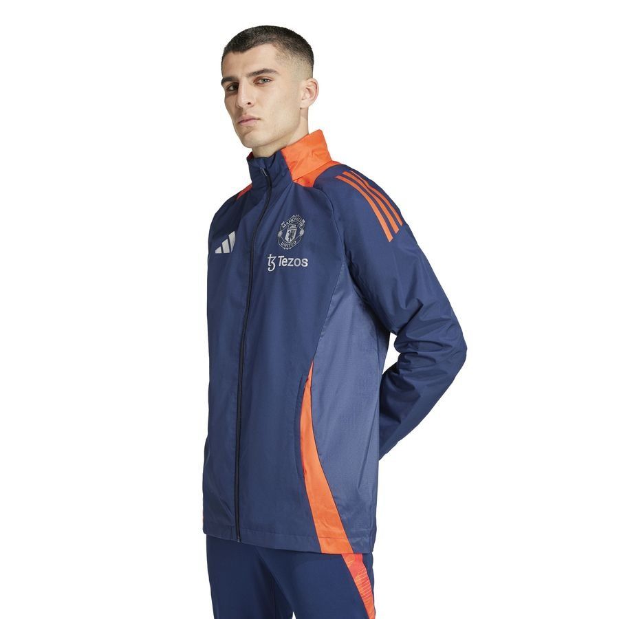 Manchester United Veste All Weather Tiro 24 - Bleu/Rouge