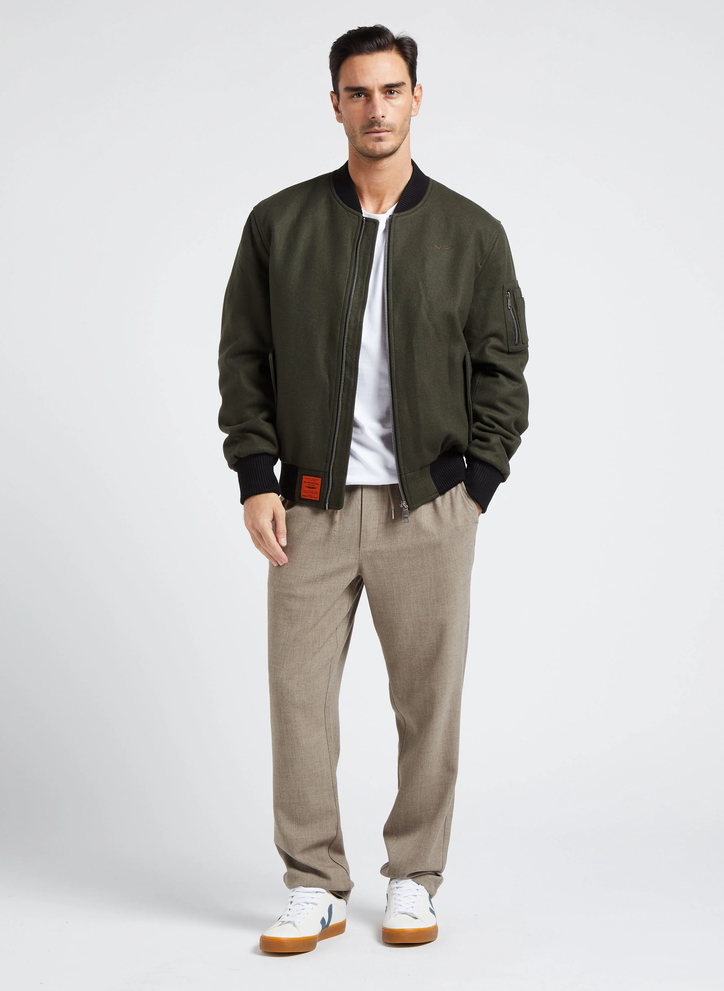 PATRICK - Pantalon droit| Beige