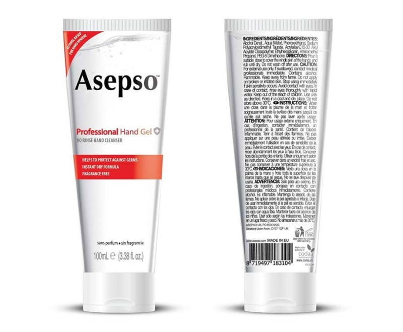 asepso Handgel tube 100ML