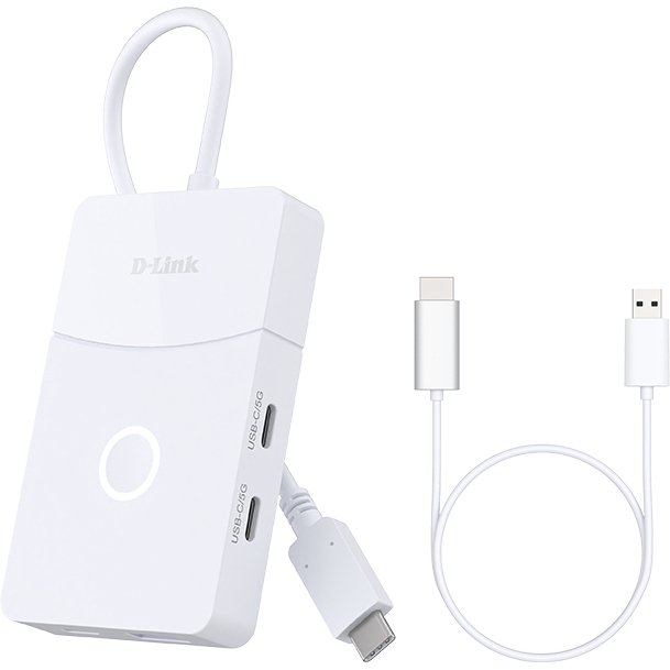 D-Link DUP-501 hub & concentrateur USB 3.2 Gen 1 (3.1 Gen 1) Type-C 5000 Mbit/s Blanc