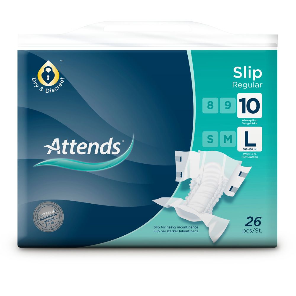 Attends® Slip Regular 10 L