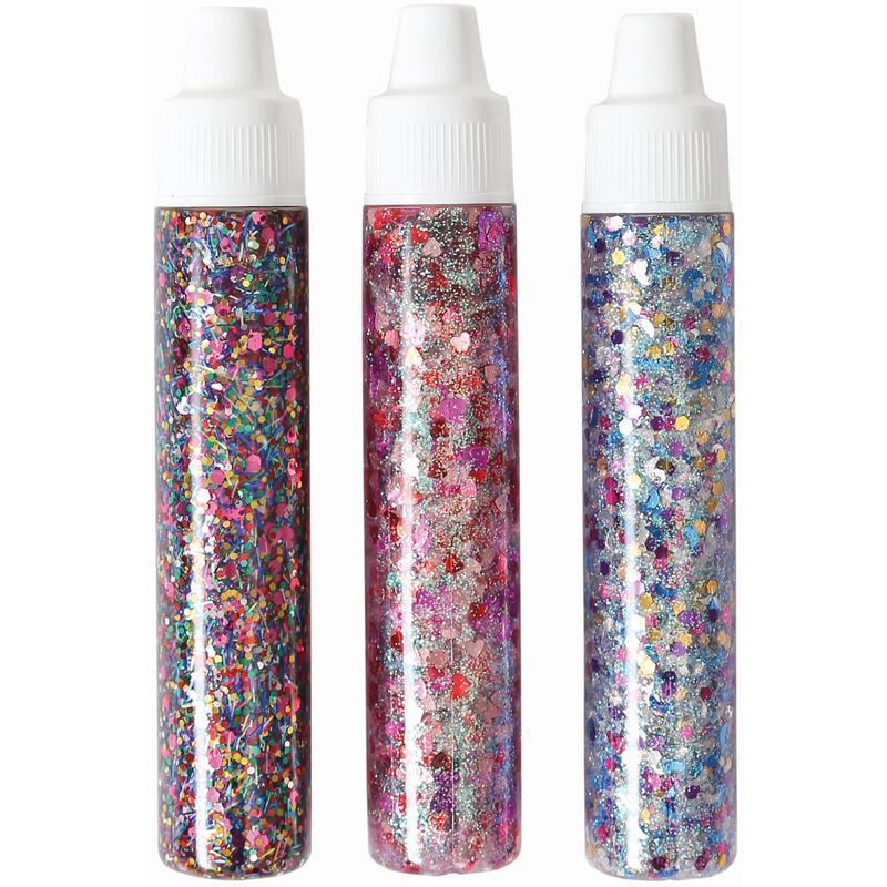 I AM CREATIVE Pailletten Glue Set, 3 x 45 ml
