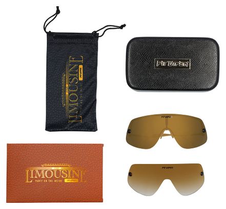 Paire de Lunettes Pit Viper The Polarized Limousine Or/Marron