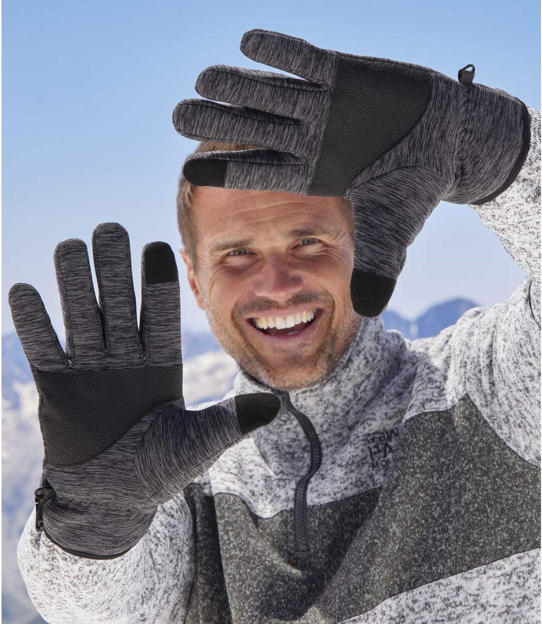 Gants Tactiles Doublés Polaire