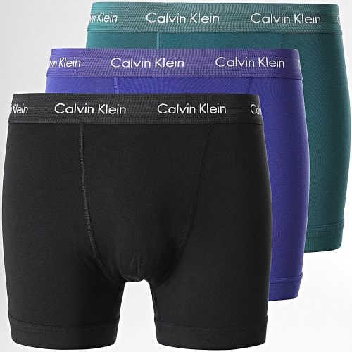 Lot De 3 Boxers U2662G Bleu Roi Vert Noir