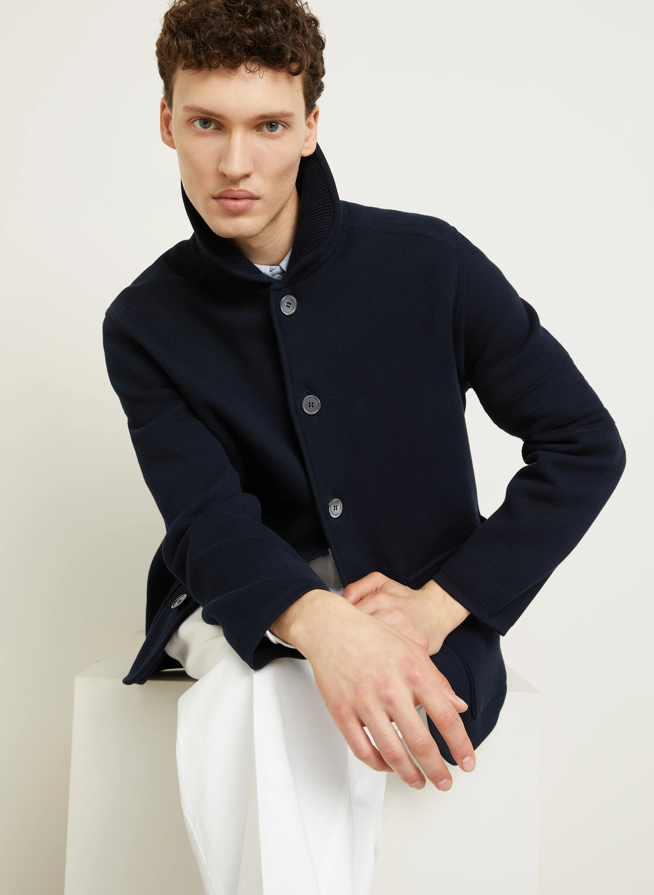 THOM BROWNE. Strickjacke