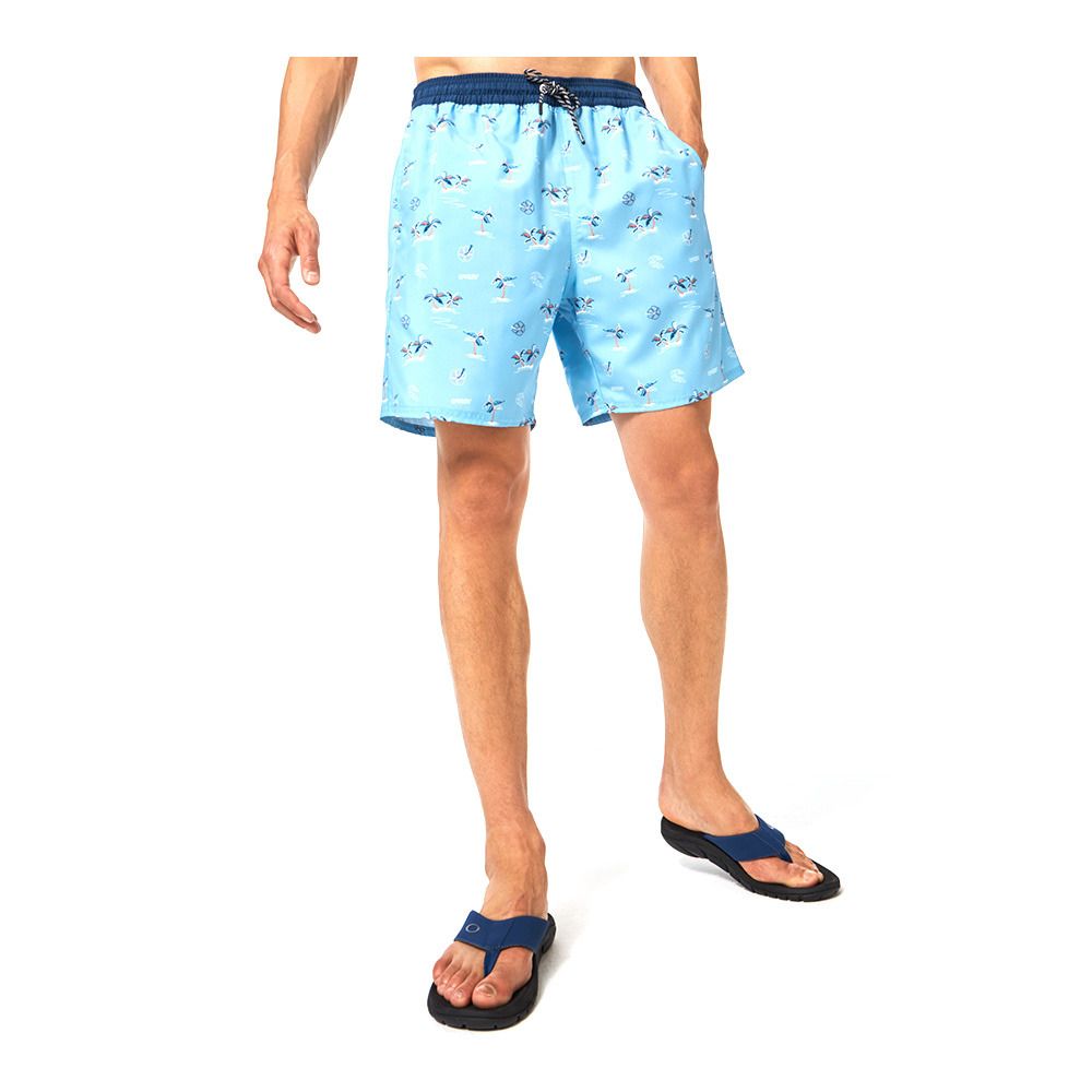 Oakley TROPICS B1B RC 18 - Short de bain Homme aviator tropical palms