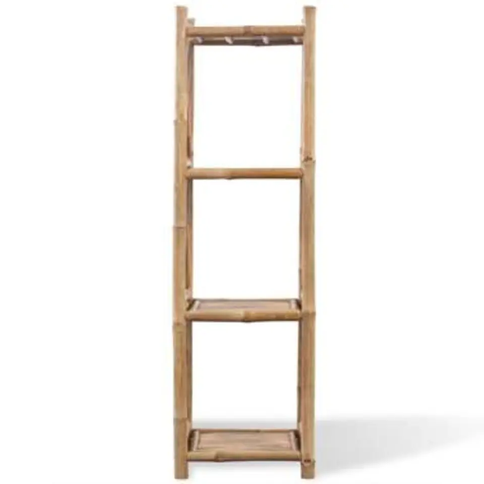 vidaXL - Staande Plank - Bruin - Bamboe