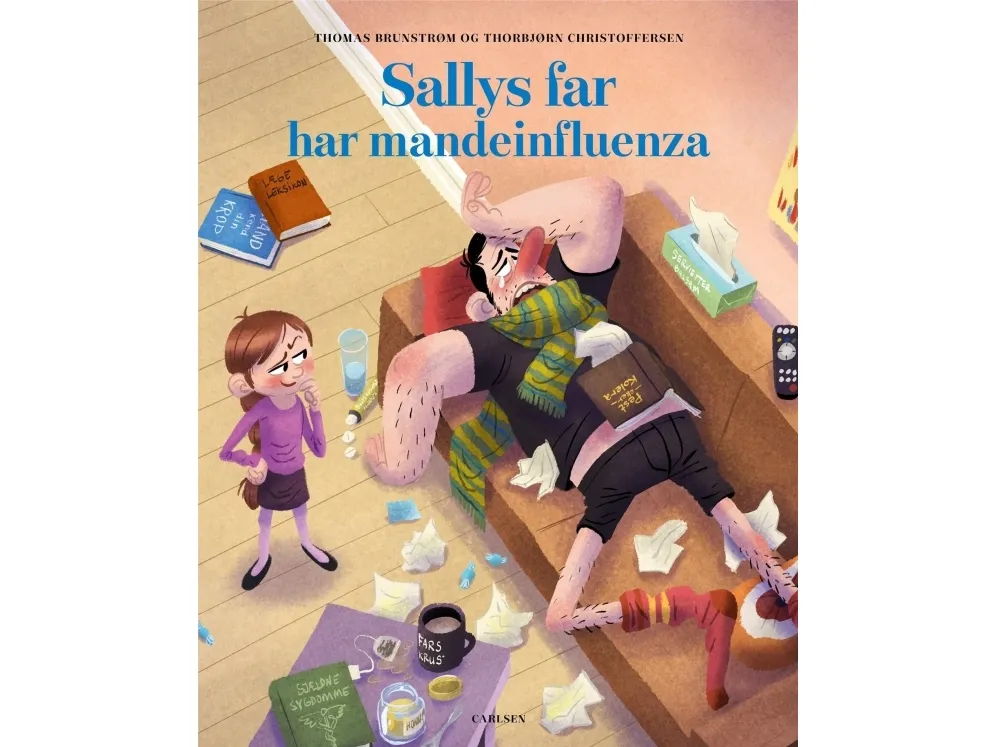 Sallys far har mandeinfluenza | Thomas Brunstrøm;Thorbjørn Christoffersen