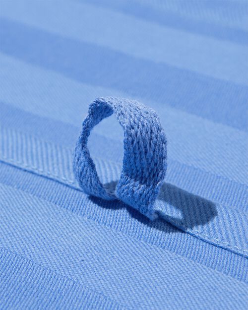 torchon 65x65 coton bleu