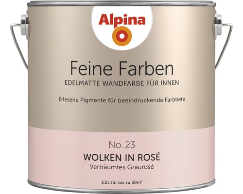 Alpina Fine Colors conserveermiddelvrije Clouds in Rosé 2,5 L
