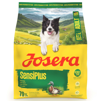Josera Hundefutter Adult SensiPlus mit Geflügel,Ente&Reis