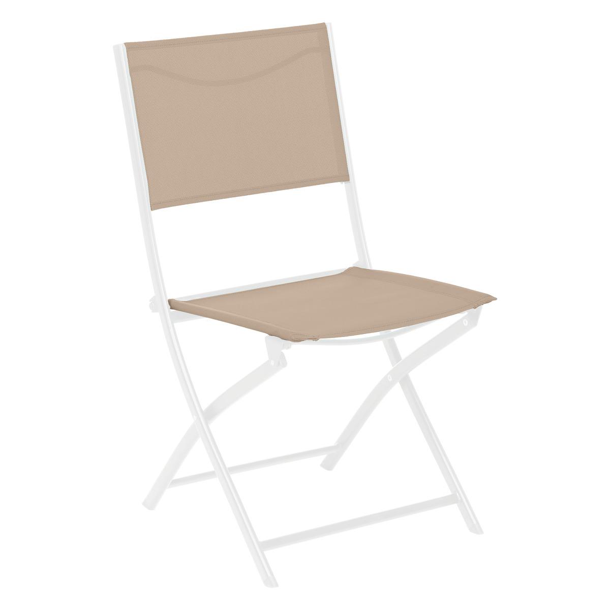 CHAISE MODULA LIN BLANC