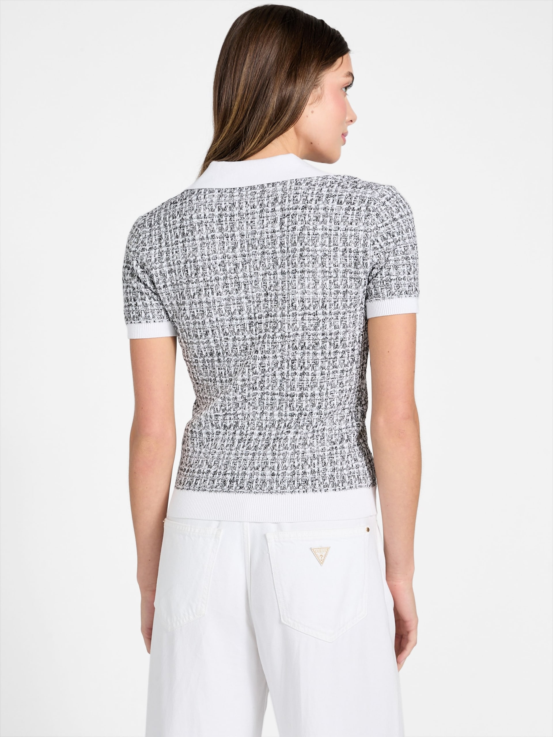 Suéter de tweed