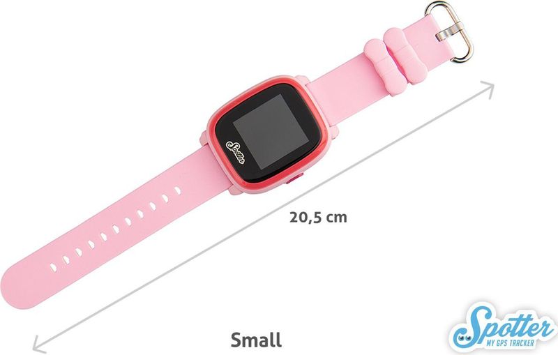 Spotter - GPs En Tracker - Horloge - Roze - Siliconen Armband