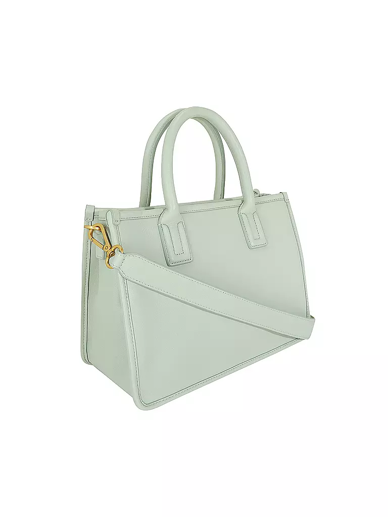 LES VISIONNAIRES Ledertasche - Tote Bag LENA SILKY Medium mint