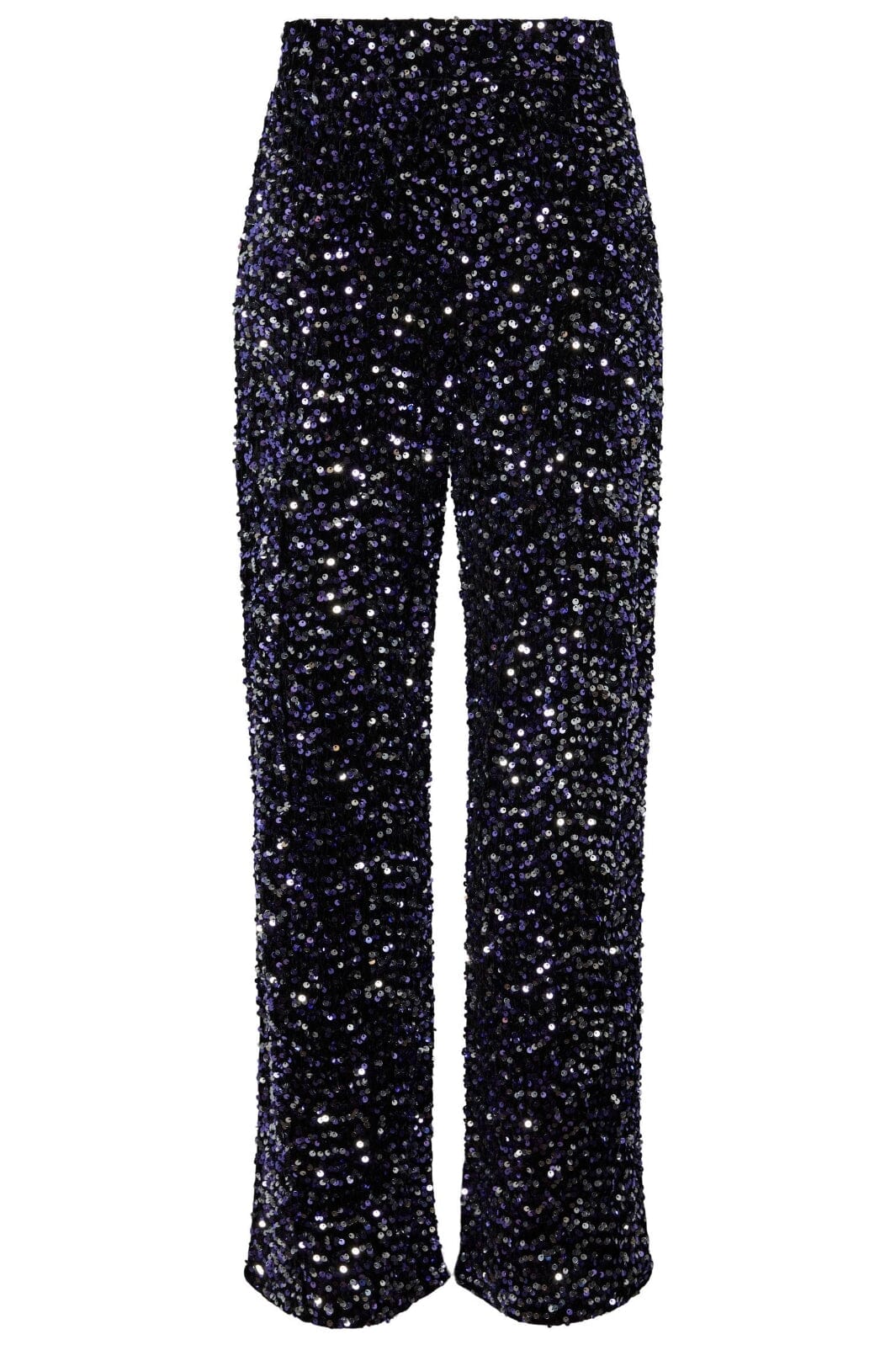 Pieces Pckam Wide Pant 4450511 black purple sequins