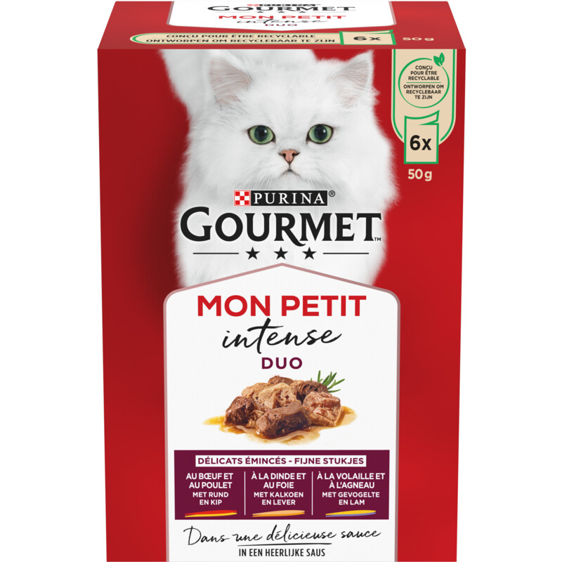Gourmet Mon petit intense duo in saus vlees mix