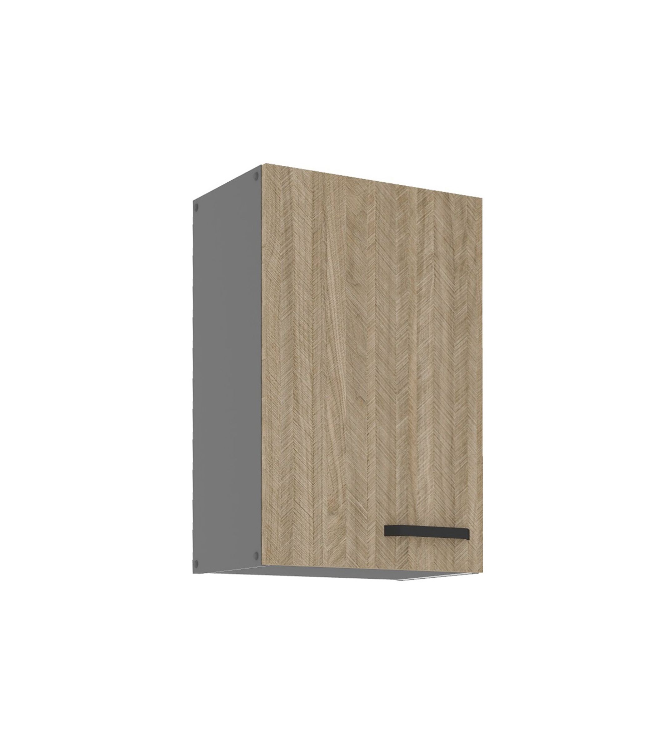 Küche SCANDI Hängeschrank 45 cm Fischgrät Küchenzeile Küchenblock Einbauküche