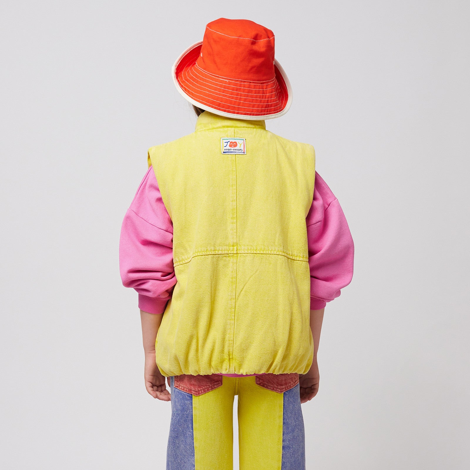 Weste Smiling Denim Yellow