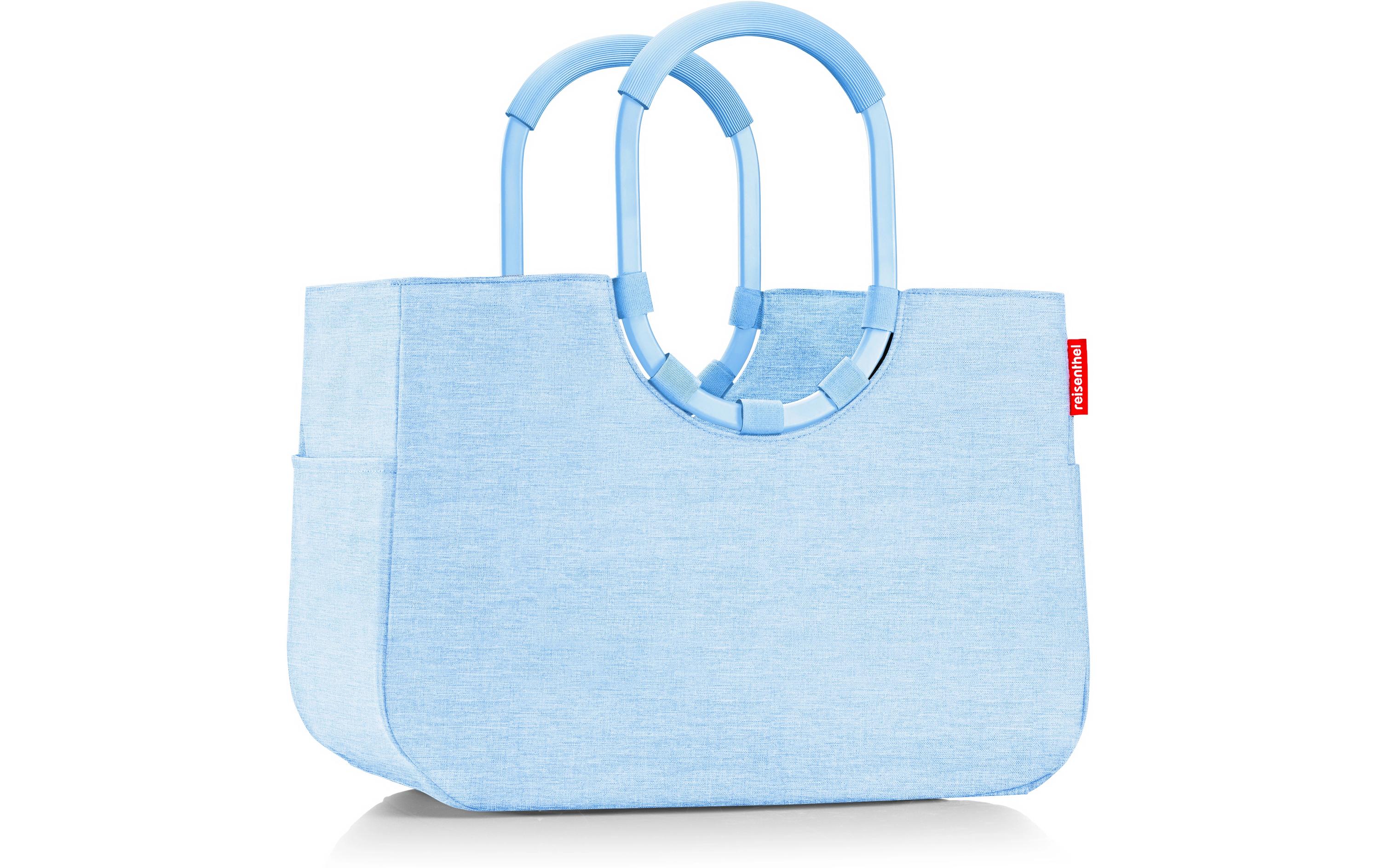 Einkaufskorb loopshopper L Frame Twist Powder BlueElegante Einkaufstasche
